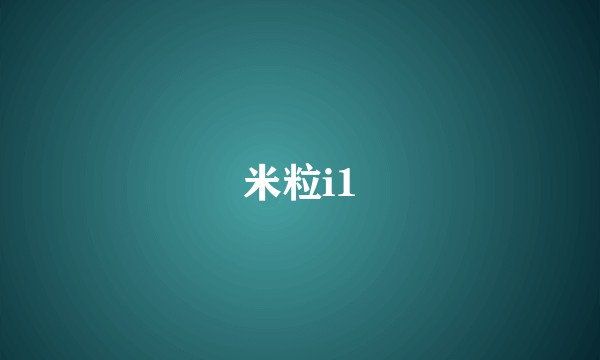米粒i1