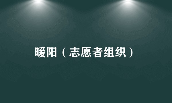 暖阳（志愿者组织）