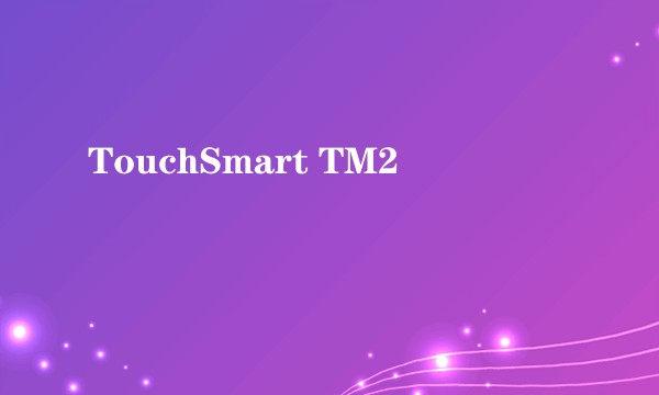 TouchSmart TM2
