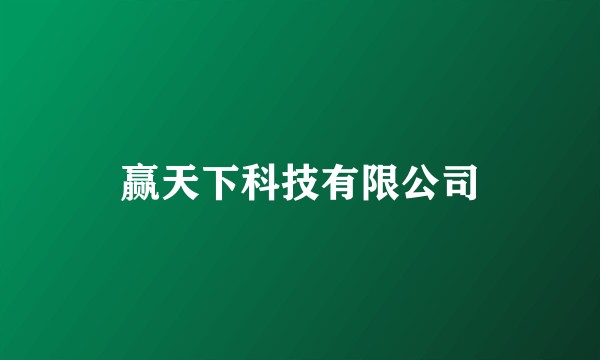 赢天下科技有限公司
