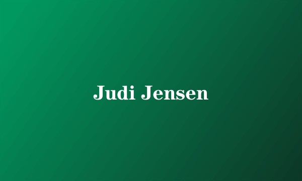 Judi Jensen