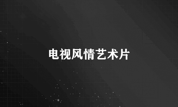 电视风情艺术片