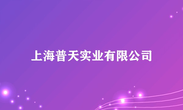 上海普天实业有限公司