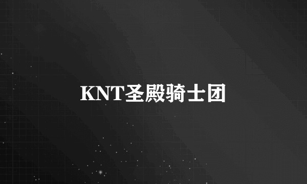 KNT圣殿骑士团