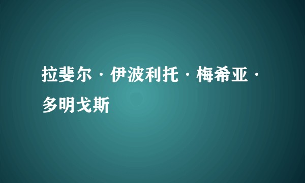拉斐尔·伊波利托·梅希亚·多明戈斯