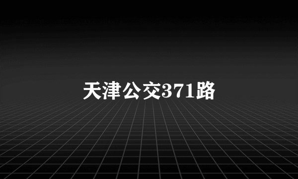 天津公交371路