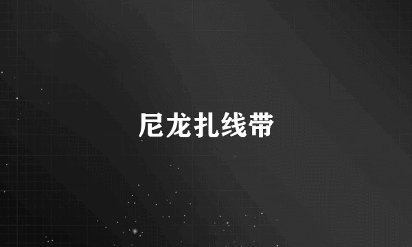 尼龙扎线带