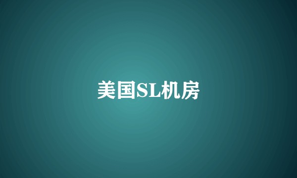 美国SL机房