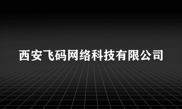 西安飞码网络科技有限公司