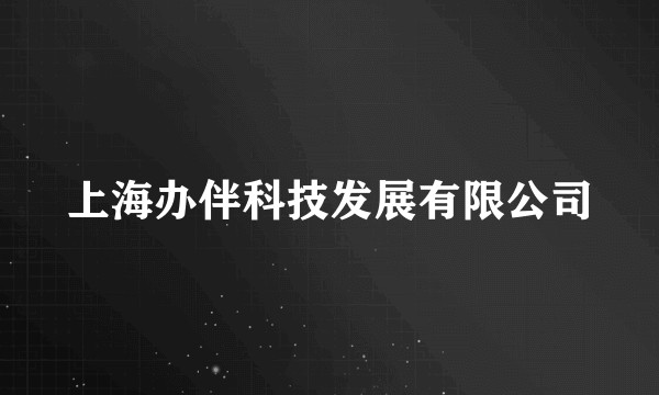 上海办伴科技发展有限公司
