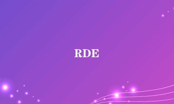 RDE