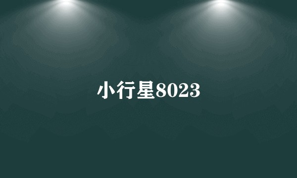 小行星8023