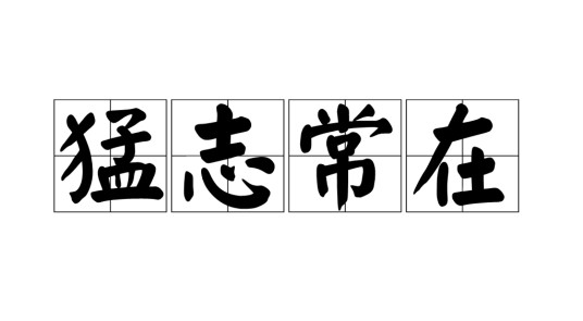 猛志常在