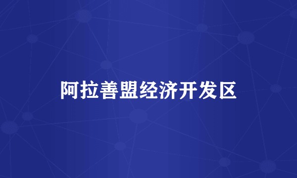 阿拉善盟经济开发区