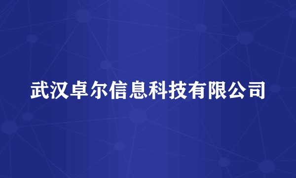 武汉卓尔信息科技有限公司