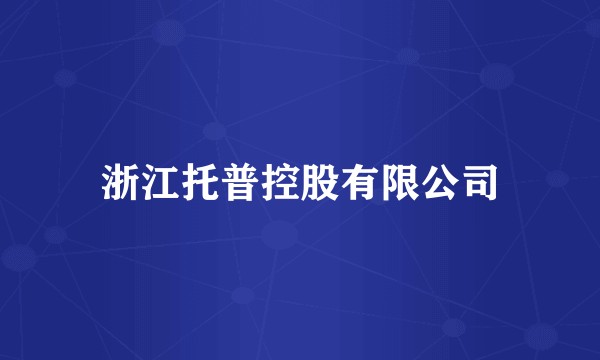浙江托普控股有限公司