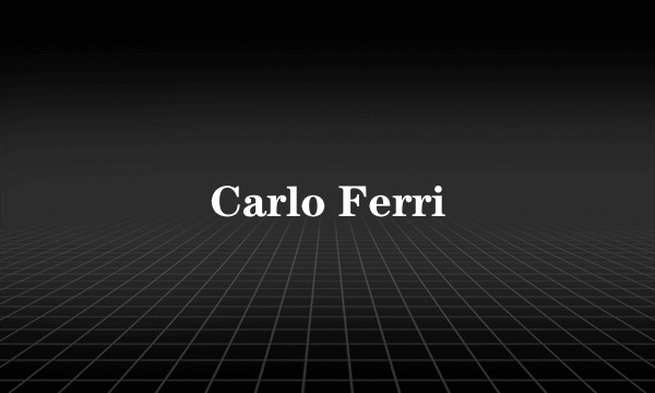 Carlo Ferri