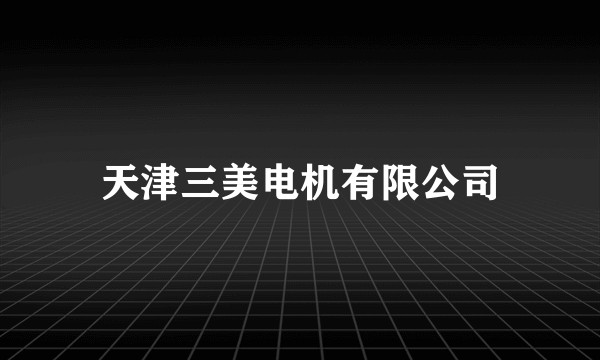 天津三美电机有限公司