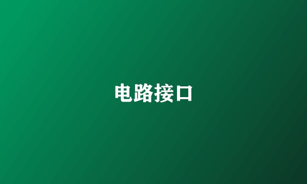 电路接口