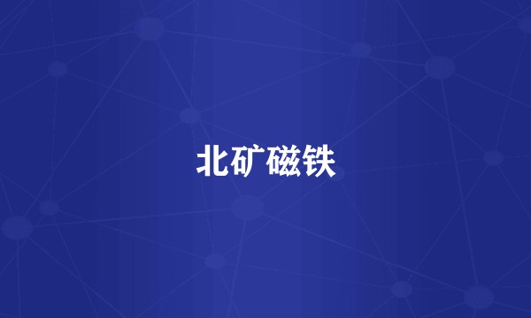 北矿磁铁