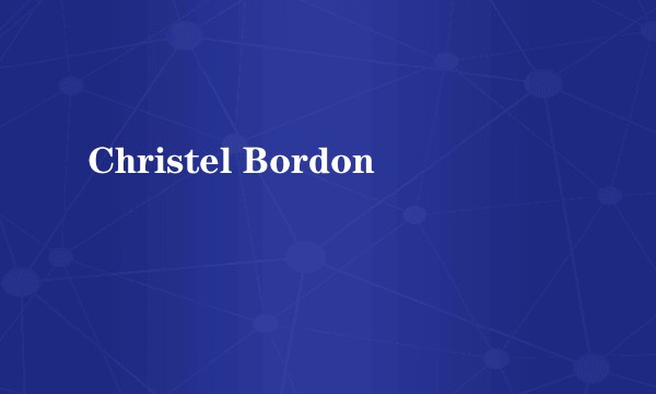 Christel Bordon
