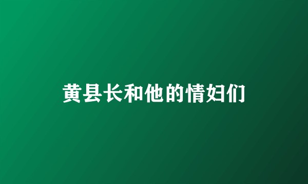 黄县长和他的情妇们