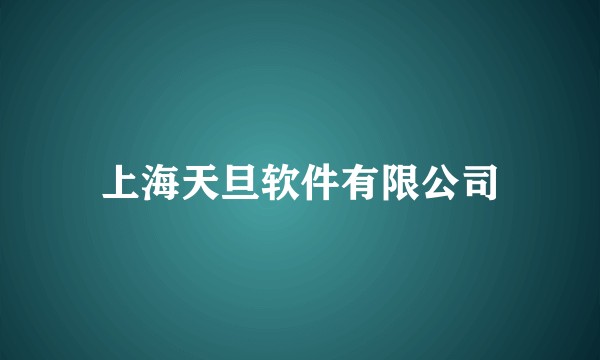 上海天旦软件有限公司