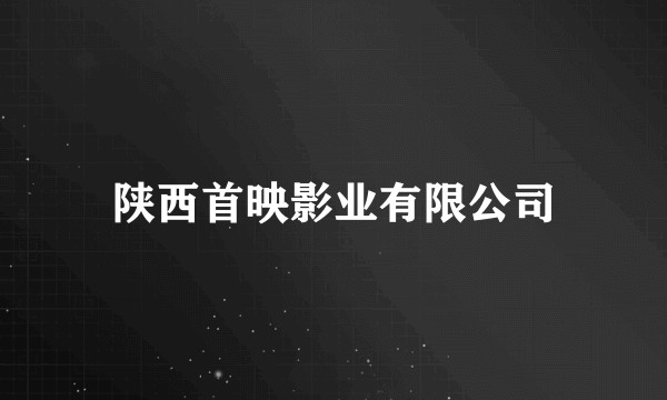 陕西首映影业有限公司