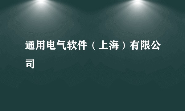 通用电气软件（上海）有限公司