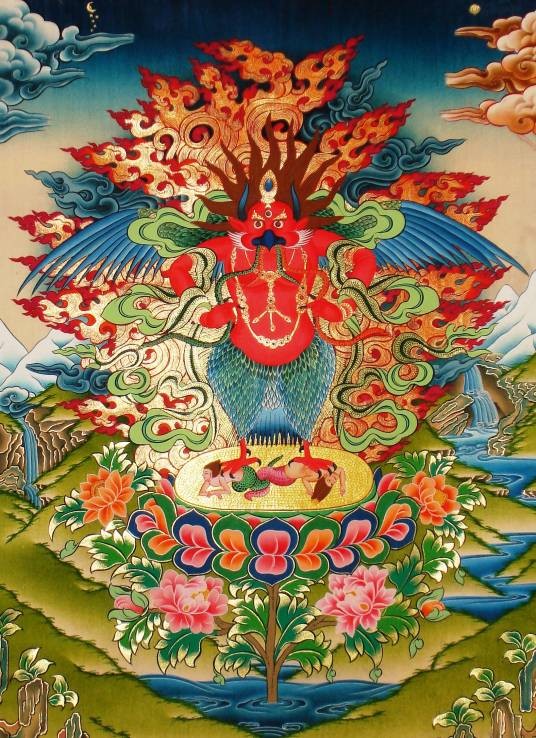 大鹏金翅鸟（佛教经典中的一种神鸟）