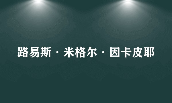 路易斯·米格尔·因卡皮耶