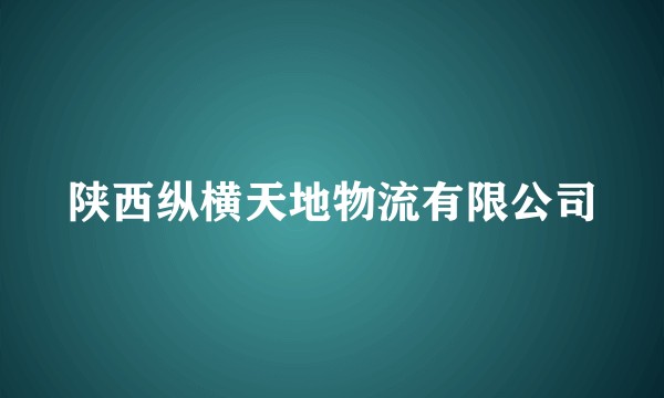 陕西纵横天地物流有限公司