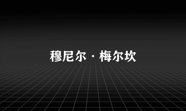 穆尼尔·梅尔坎