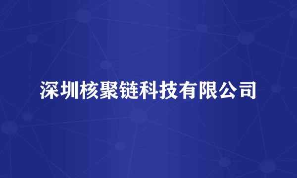 深圳核聚链科技有限公司