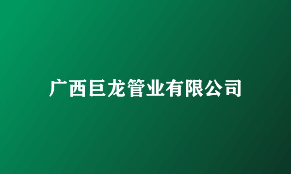 广西巨龙管业有限公司