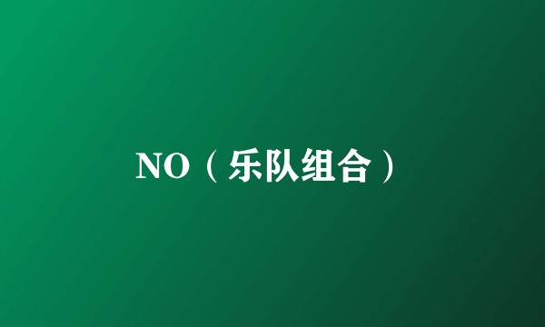 NO（乐队组合）