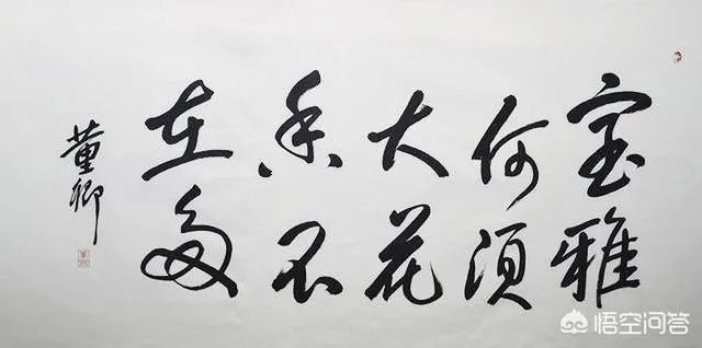 怎样评价董卿的书法作品?