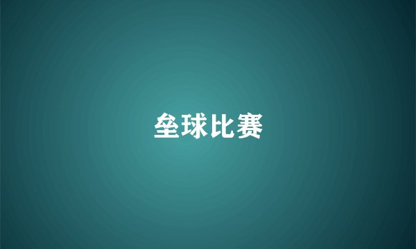 垒球比赛