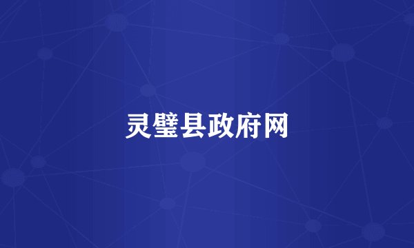 灵璧县政府网