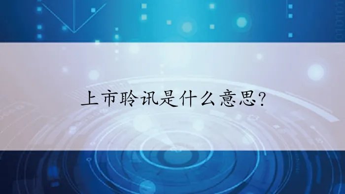 上市聆讯是什么意思？