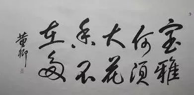 怎样评价董卿的书法作品?