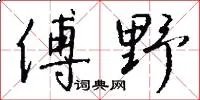 傅野