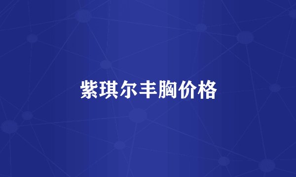 紫琪尔丰胸价格