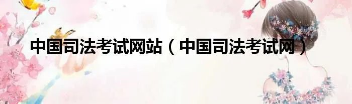 中国司法考试网站(中国司法考试网)