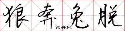 狼奔兔脱