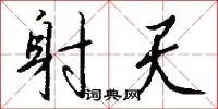 射天