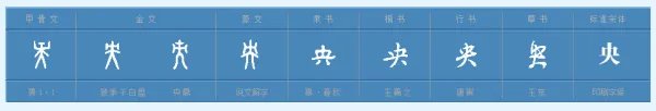 央字的部首