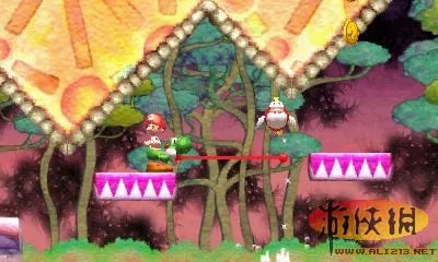 惊喜!《超级马里奥世界2》3DS版新图截图欣赏