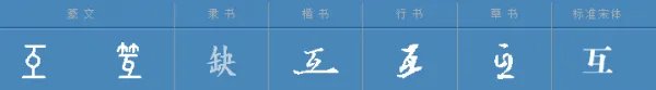 互可以组哪些词