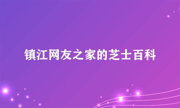 镇江网友之家的芝士百科